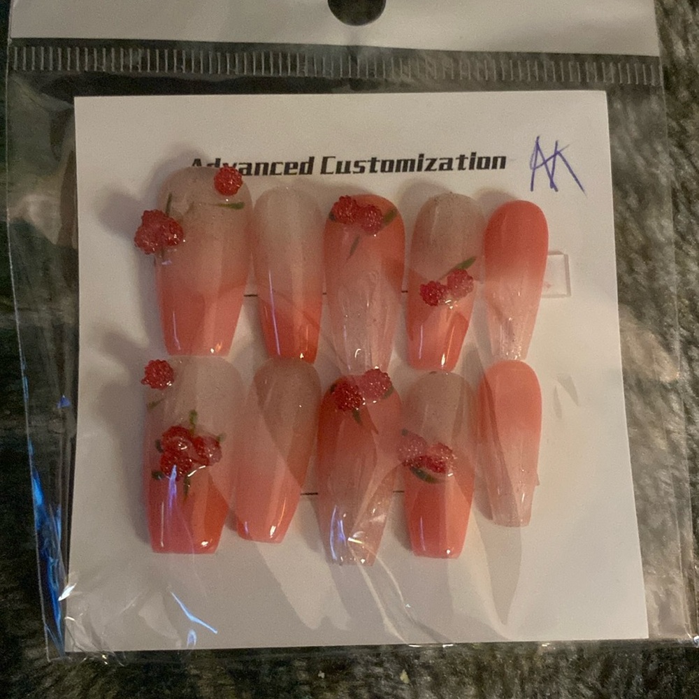 Cute Cherry Press On Nails